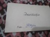 INVITATIE NUNTA VECHE, Circulata, Printata
