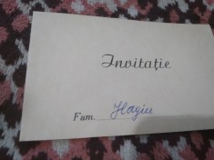 INVITATIE NUNTA VECHE
