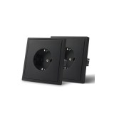 Priză Schuko standard UE, priză &icirc;ncorporată cu un post, instalare ușoară, prize de 80 mm &times; 80 mm