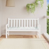 Cumpara ieftin Pernă bancă de grădină model frunze, 150x50x7 cm, textil oxford