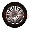 Set 4 Capace Roti Opel R15 Argintii - Model 339, Flexibile, Prindere Sigura