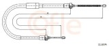 Cablu frana de parcare Renault Clio III Motor 1.2, 1.2 16V, 1.2 16V, 1.2 16V, parte montare stanga, spate, lungime 1451/1293 mm, OE 8200298384