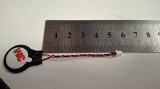 Baterie bios Laptop, CR2016, 1ST55, 3V, 220mAh, CDA 64, 5.5cm, rosu si negru, conector Molex 51021, 2 pini