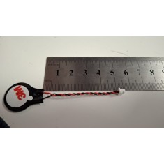 Baterie bios Laptop, CR2016, 1ST55, 3V, 220mAh, CDA 64, 5.5cm, rosu si negru, conector Molex 51021, 2 pini