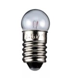 Bec E10 2.5V 0.3A Glob Goobay, filet, lanterna, lampa veghe, montaj, instalatii iluminat