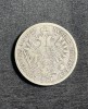 Moneda Argint 1 Florin 1887 Austria Gulden Austro-Ungar 0.900, 12.34g, 29.24mm