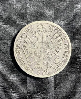 Moneda 1 Florin 1887 Austria argint foto