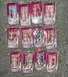 Set 24 unghii false, Global Fashion, culoare roz, 5-6