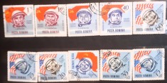 Romania 1964 Lp 989 navigatia cosmica 10v. dant. ?tampilate foto