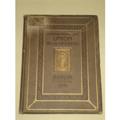 INTERPARLAMENTARICHE UNION - XV KONFERENZ 17 - 19 SEPTEMBER 1908, BERLIN SI LEIPZIG