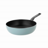 Tigaie wok BergHOFF, Leo Slate, &Oslash;28 cm, aluminiu, invelis antiaderent, albastru