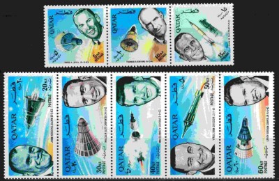 QATAR, SPACE - SERIE COMPLETĂ MNH foto