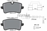 TEXTAR 2521403 Q+ set placute frana,frana disc