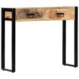 Cumpara ieftin Masa consola, 90 x 30 x 75 cm, lemn masiv de mango