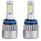 Set 2 leduri H11 COB Canbus, 4300k, putere 72W, luminozitate 8000 Lm, 12V - 24V