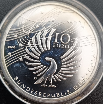 Germania 10 euro 2006 Wolfgang Amadeus Mozart Litera D foto