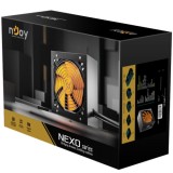 Sursa nJoy Nexo 650W, 650W 80 PLUS Gold, ATX, Active PFC, Negru
