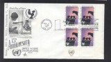 UN New York 1961 UNICEF Mi.113 x 4 FDC UN.154