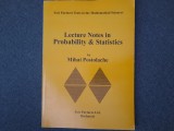 Lecture Note in Probability &amp; Statistics MIHAIL POSTOLACHE 11/1