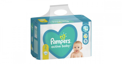 Pampers Active Baby Giant Pack Pelenkacsomag 4-8kg Mini 2 (96db) foto