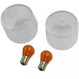 Lentila de semnalizare alba pentru motocicleta, potrivita pentru Honda CB 100 200 250 350 400 550 750 ST70 SL125 XL Performance AutoTuning
