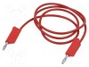 Cablu de măsurare Hirschmann T&amp;M MLN 100/2,5 1m roșu 60VDC 30VAC 32A PVC
