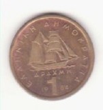 Grecia 1 drachmă 1984 -Constantine Karanis