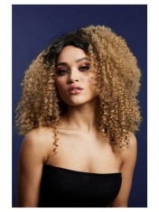 Peruca Lizzo Saten Deschis Auriu foto