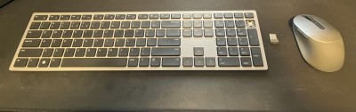 Combo mouse/tastatura Wireless Dell KB7221WT foto