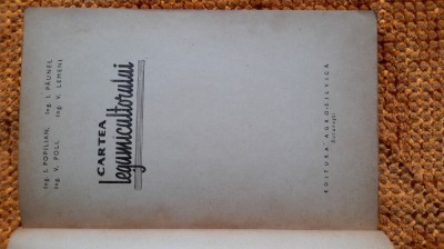 1963-Cartea legumicultorului foto