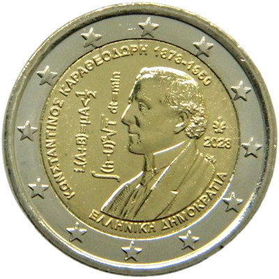 Grecia moneda comemorativa 2 euro 2023 - Constantin Caratheodory - UNC foto