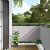 VidaXL Paravan de balcon, gri, 600x75 cm, PVC