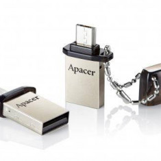 Memorie flash OTG/ USB 2.0 8GB Apacer negru