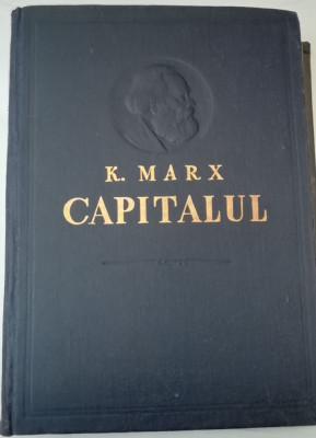 myh 311s - Karl Marx - Capitalul - Critica economiei politice volumul 2 ed 1958 foto