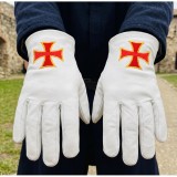 M?nu?i din Piele Natural? Cavalerii Templieri &ndash; M?rimi M, L, XL, XXL