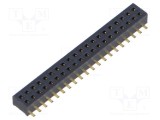 Conector şiruri pini mamă 40 PIN 1,27mm aurit SMT SOCLU SAMTEC