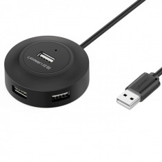 Ugreen HUB 4in1 USB-A - 4xUSB-A 2.0 480Mb/s 1m negru (CR106)