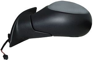 Oglinda exterioara Citroen C3 (Fc), 01.2002-07.2005, Citroen C3 (Fc), 07.2005-12.2010 , partea Dreapta, culoare sticla crom, sticla convexa, carcasa