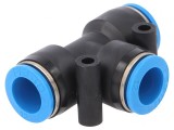 Racord Push-in T Ramificație 0,95-6 bar PBT