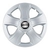 Set 4 Capace Roti 14 inchi (R14) Bis Gri, Compatibile Cu Seat, Autohelix MSA
