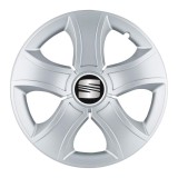 Set 4 Capace Roti 14 inchi (R14) Bis Gri, Compatibile Cu Seat, Autohelix MSA