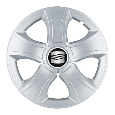 Set 4 Capace Roti 14 inchi (R14) Bis Gri, Compatibile Cu Seat foto