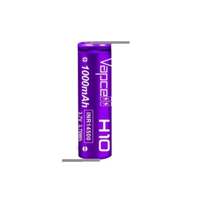Acumulator VAPCELL 14500 cu lamele in S li-ion 3.7V 1000mAh 10A foto