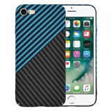 Husa pentru Apple iPhone SE (2022) / SE (2020) / 8 / 7, Techsuit, Carbonite FiberShell, Bleu