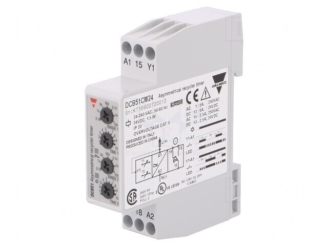 Timer DCB51CM24 24-240VAC IP20