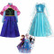 Set rochie fetite printese Disney Frozen Elsa si Anna, 3-4 ani