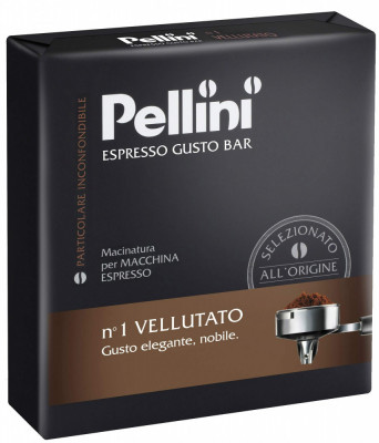 Pellini Gusto Bar Vellutato n&amp;deg;1 cafea macinata pentru espresso 2x250gr foto