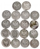 GERMANIA -10 PFENNIG - LOT 18 BUCATI - ANI DIFERITI, MONETARII DIFERITE