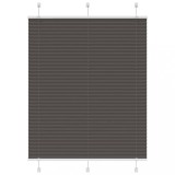 vidaXL Jaluzea plisată negru 105x100 cm Lățime țesătură 104,4 cm
