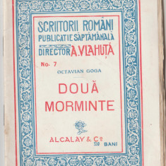 Octavian Goga - Doua morminte (Alcalay)